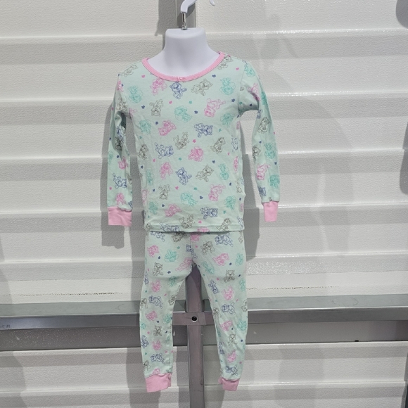 Paw Patrol Green and Pink Pajama Set Size‎ 3T From Carters - Picture 1 of 12